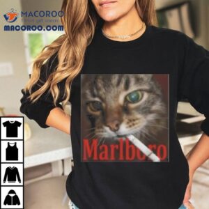 Cat Smoke Marlboro Shirt