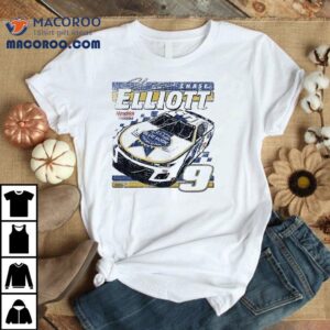 Chase Elliott Ice Blue Racing Signature Shirt 1 Chase Elliott Ice Blue Racing Signature Tshirt