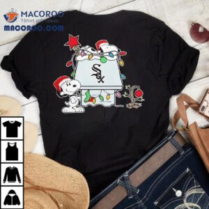 Chicago White Sox Christmas Snoopy Doghouse Shirt 1 Chicago White Sox Christmas Snoopy Doghouse Tshirt