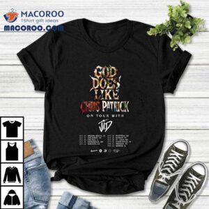 Chris Patrick God Does Like Chris Patrick On Tour With Jid North American 2025 City Dates Shirt 1 Chris Patrick God Does Like Chris Patrick On Tour With Jid North American City Dates Tshirt
