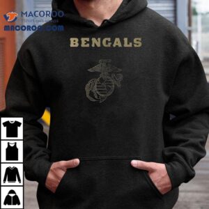 Cincinnati Bengals X United States Marine Corps First In Last Out Shirt