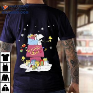 Cleveland Cavaliers Santa Snoopy Wish You A Merry Christmas Shirt 1 Cleveland Cavaliers Santa Snoopy Wish You A Merry Christmas Tshirt