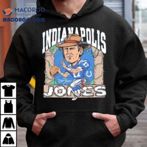 Daniel Jones Indianapolis Colts Indianapolis Jones Signature Logo Shirt 1 Daniel Jones Indianapolis Colts Indianapolis Jones Signature Logo Tshirt