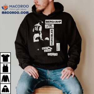 Dennis Bergkamp Arsenal Fc Live On Tour Invincibles Tshirt