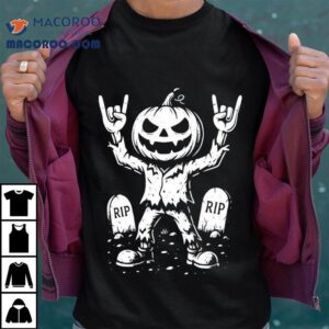 El Rocker Pumpkin King Rip Halloween Shirt 1 El Rocker Pumpkin King Rip Halloween Tshirt