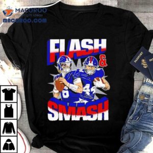 Flash And Smash New York Giants Tshirt