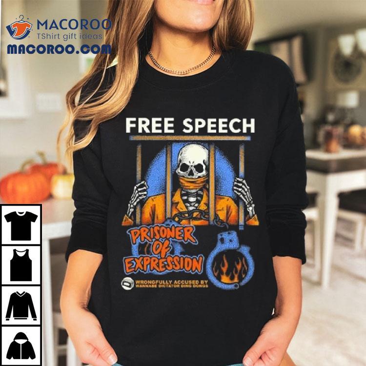 Free Speech Prisoner Of Expression Shirt Free Speech Prisoner Of Expression Shirt
