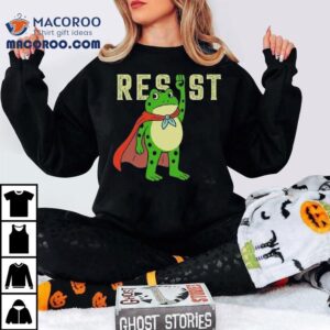 Freedom Fighter Protest Portland Frog Resist Hero 2025 Shirt