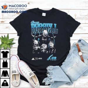 George Russell Mercedes-amg Petronas F1 Team Signature Shirt 1 George Russell Mercedes Amg Petronas F Team Signature Tshirt