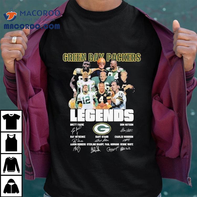 Green Bay Packers Legends Signatures Shirt Green Bay Packers Legends Signatures Shirt