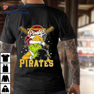 Grinch Pittsburgh Pirates Baseball Christmas Shirt
