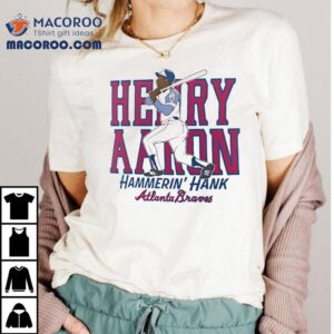 Hank Aaron Atlanta Braves Cooperstown Baseball Shirt 1 Hank Aaron Atlanta Braves Cooperstown Baseball Tshirt