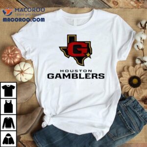 Houston Gamblers Football Logo Shirt 1 Houston Gamblers Football Logo Tshirt