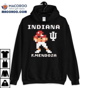 Indiana Football Fernando Mendoza Retro Baller Graphic Tshirt