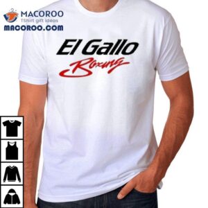 Jake Paul El Gallo Boxing Tshirt