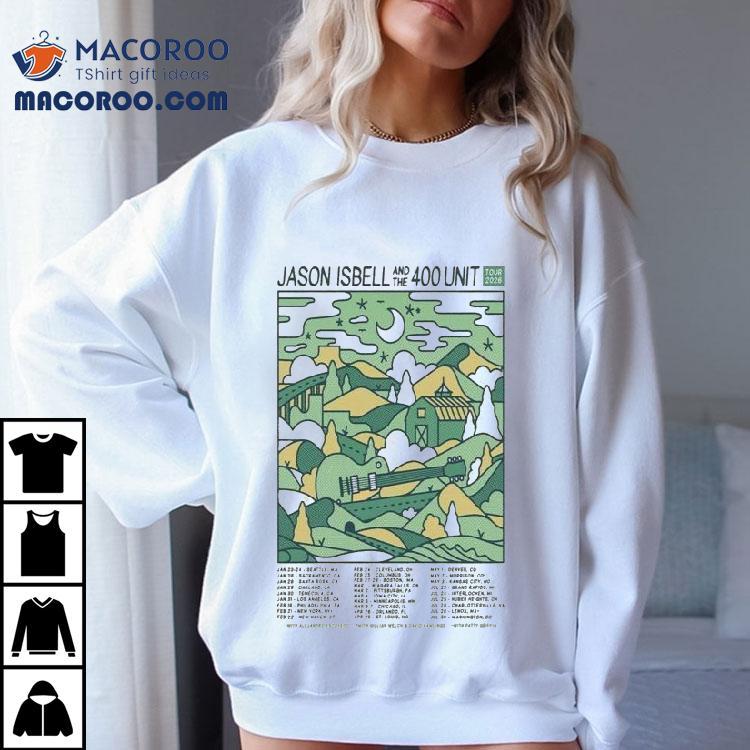 Jason Isbell And The 400 Unit Tour 2026 Guitar Shirt Jason Isbell And The 400 Unit Tour 2026 Guitar Shirt