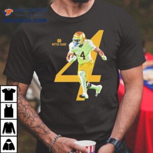 Jeremiyah Love Notre Dame Fighting Irish Football Tshirt