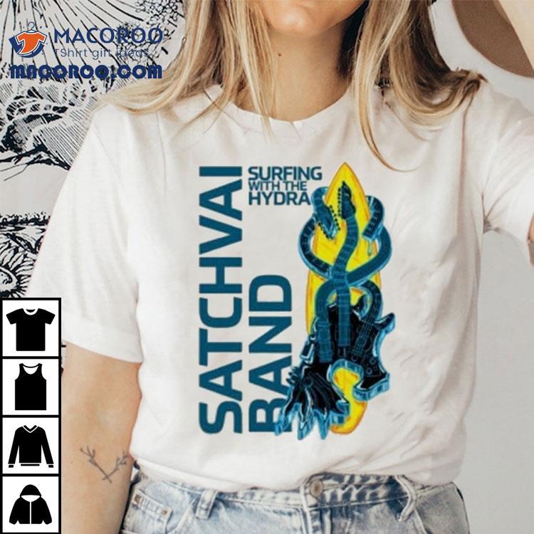 Joe Satriani Surfing With The Hydra Satchvai Band Shirt Joe Satriani Surfing With The Hydra Satchvai Band Shirt