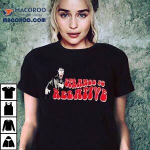 Johnny Depp Dark Shadows Strange Is Relative Movie Promo Shirt 1 Johnny Depp Dark Shadows Strange Is Relative Movie Promo Tshirt
