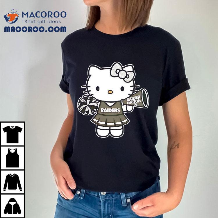 Las Vegas Raiders Helmet X Hello Kitty Raider Nation Shirt Las Vegas Raiders Helmet X Hello Kitty Raider Nation Shirt