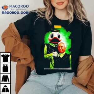 Lee Corso And The Oregon Ducks Mascot The Oregon Duck Tshirt