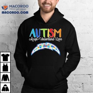 Los Angeles Chargers Autism Accept Understand Love Shirt 1 Los Angeles Chargers Autism Accept Understand Love Tshirt