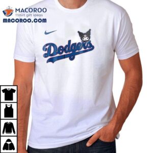 Los Angeles Dodgers X Kuromi 2025 Character Shirt 1 Los Angeles Dodgers X Kuromi Character Tshirt