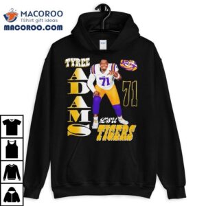 Lsu Tigers Football Tyree Adams Portrai Tshirt