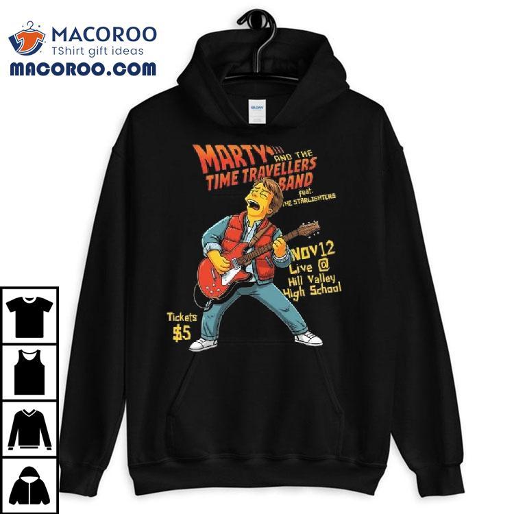 Marty And The Time Travellers Band Shirt Marty And The Time Travellers Band Shirt