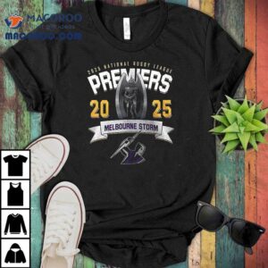 Melbourne Storm Nrl Champions Craig Bellamy Name Roster Trophy Tshirt