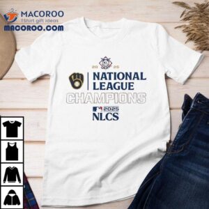 Milwaukee Brewers 2025 National League Champions Shirt 1 Milwaukee Brewers National League Champions Tshirt