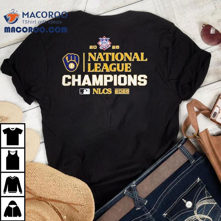 Milwaukee Brewers Mlb 2025 Nlcs National League Champions Shirt Milwaukee Brewers Mlb 2025 Nlcs National League Champions Shirt