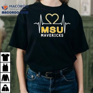 Minnesota State Mavericks Heartbea Tshirt