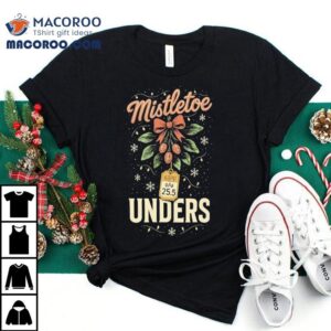 Mistletoe Unders Football Christmas Shirt