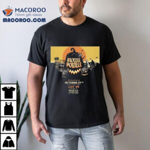 Mouse Powell Oct Sacramento Tour Halloween Tshirt