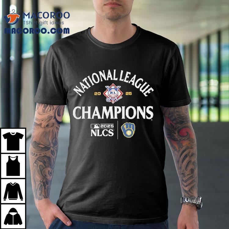 National League Milwaukee Nlcs Champions Brewers 2025 Shirt National League Milwaukee Nlcs Champions Brewers 2025 Shirt