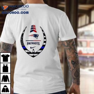 New England Patriots Police Law Enforcement Appreciation Day Logo Tshirt
