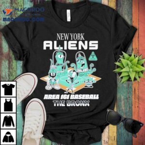 New York Aliens Area 161 Baseball The Bronx Shirt 1 New York Aliens Area Baseball The Bronx Tshirt