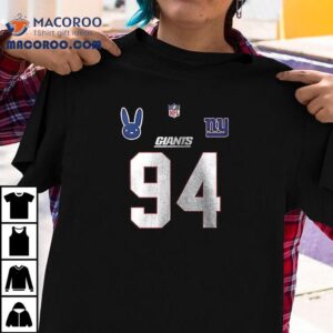 New York Giants X Bad Bunny Super Bowl Football Benito Tshirt