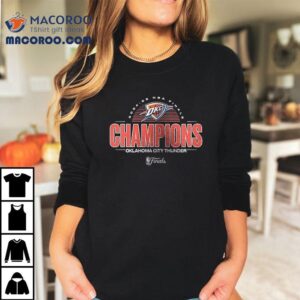 Oklahoma City Thunder Finals Champions Defensive Rebound Roster Tshirt