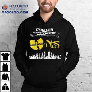 Original Wu Tang Clan And Nas New York State Of Mind Tour Tshirt