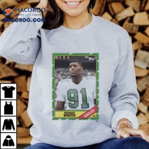 Philadelphia Eagles Reggie Trading Card Tshirt