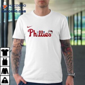 Philadelphia Phillies X Hello Kitty Baseball Tshirt