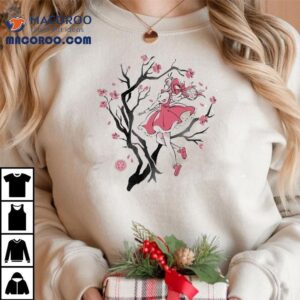 Pop Culture Wizard Sumie Sakura Flower Anime Shirt