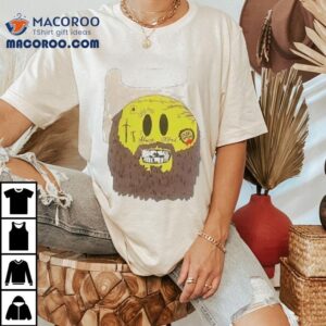 Post Malone The Big Ass World Tour 2025 Chibi Smiley Shirt 1 Post Malone The Big Ass World Tour Chibi Smiley Tshirt