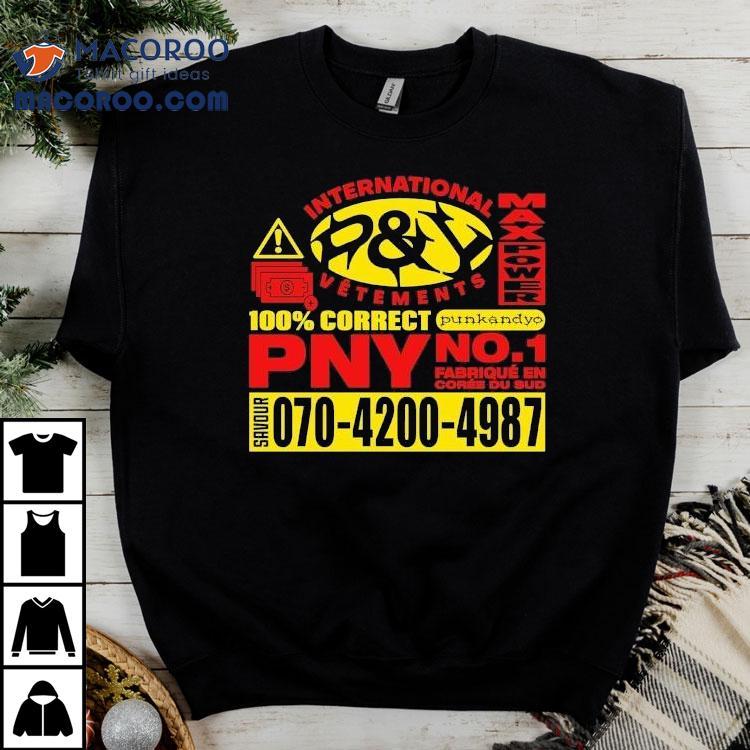 Punkandyo International Vetements Max Power Shirt Punkandyo International Vetements Max Power Shirt