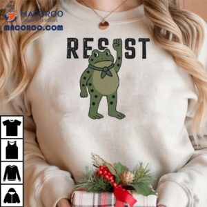 Resist Portland Frog Shirt