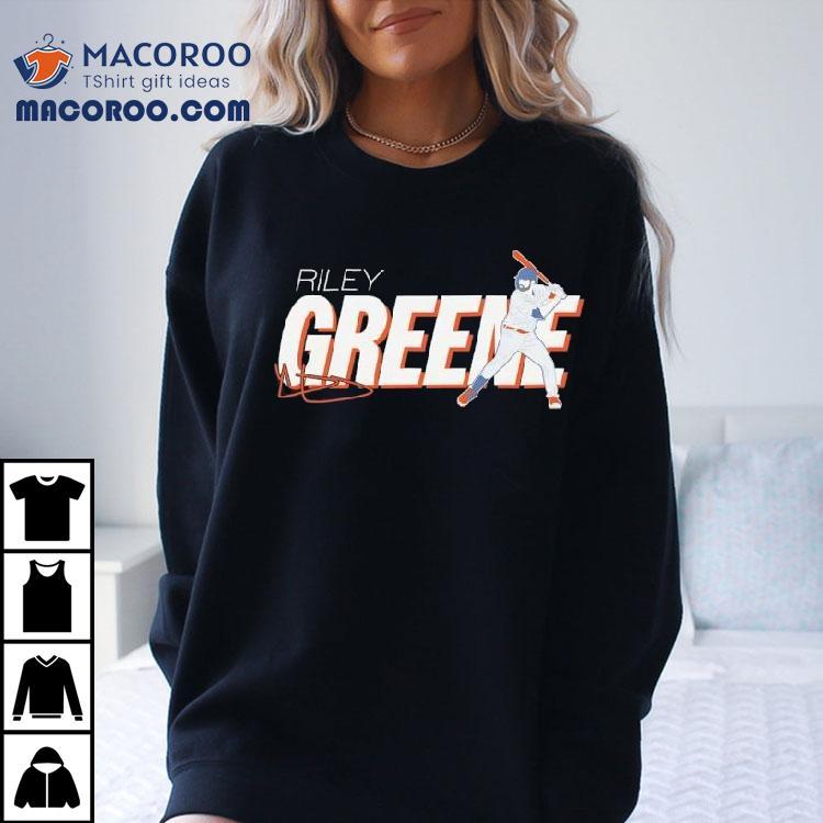 Riley Greene Detroit Tigers Baseball Mlb Signature Shirt Riley Greene Detroit Tigers Baseball Mlb Signature Shirt