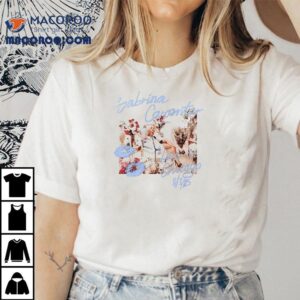 Sabrina Carpenter Live In Chicago 3rd August 2025 Floral Vintage Shirt 1 Sabrina Carpenter Live In Chicago Rd August Floral Vintage Tshirt
