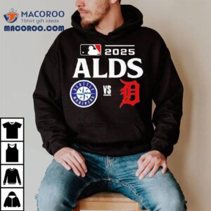 Seattle Mariners Vs Detroit Tigers 2025 Mlb Alds Matchup Shirt 1 Seattle Mariners Vs Detroit Tigers Mlb Alds Matchup Tshirt